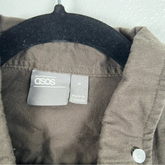 ASOS Mens Button Up Shirt Sz M - Picture 2 of 6